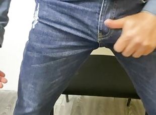 masturbation, amatör, cumshot, gigantisk-kuk, juckande, sprut, ensam, kuk