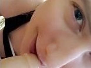 POV trans girl sucking you