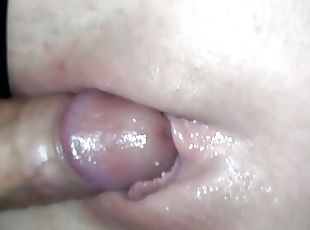 Young British milf her cum drips while she fucks herself with vibra...