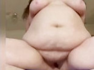 Bbw babe with big ass and tits rides and bounces on cock for a mass...