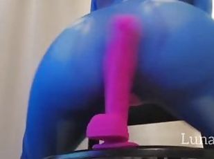 cul, amateur, babes, jouet, blonde, chevauchement, gode, fétiche, sexe-habillé, taquinerie