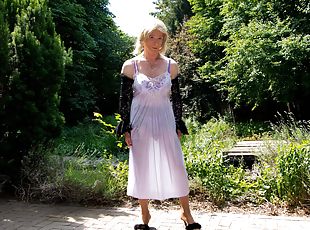 baignade, masturbation, en-plein-air, public, transsexuelle, amateur, mature, milf, allemand, vintage