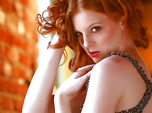 Redhead model Shaun Tia poses so freaking sexy