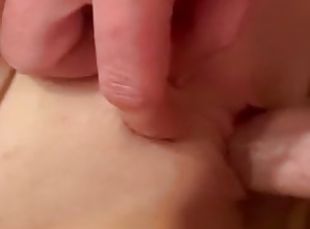 Wet housewife is desperate for cock
