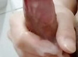 masturbation, amatör, avsugning, cumshot, gigantisk-kuk, hardcore, avrunkning, creampie, sprut, ensam