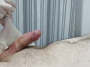 Testing new product. I drove him crazy in that handjob. Very strong...
