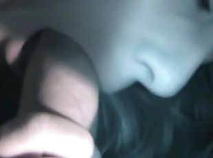 Amateur brunette is being fucked hard