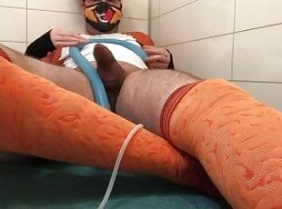 masturbation, amateur, anal, jouet, secousses, première-fois, gode, solo