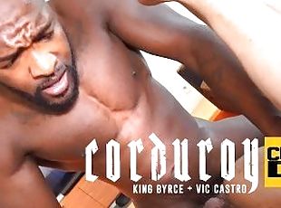 King Byrce breeds Vic's hairy hole hard with his throbbing big cock...