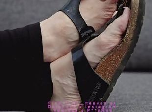 Tiffany coming home in Birkenstock but then someone cum on her wrin...