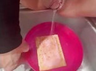 PISS on FOOD in KITCHEN SINK POPTART