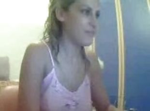 masturbação, babes, adolescente, webcam, tetas-pequenas