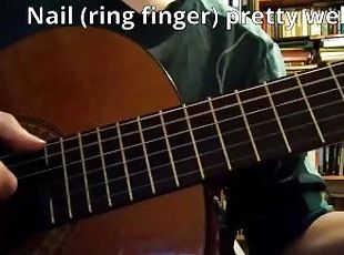 Why You Should Cut Your Nails Properly As a Guitarist (poorly cut n...
