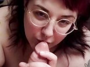 POV BBW Babe Blowjob Sucks a Huge Cock before getting her Huge 44G ...
