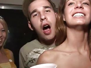 Wild Interracial College Party with Cock-Craving Sluts