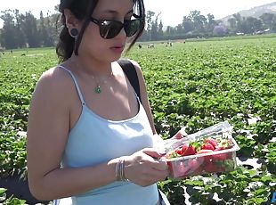 lunettes, en-plein-air, voiture, point-de-vue, naturel, jeans, réalité