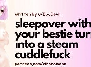 Sleepover With Your Bestie Turns Into A Steamy Cuddlefuck  ASMR Aud...