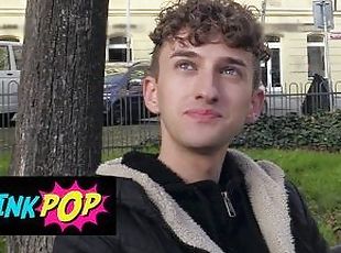 TWINK POP - Sweet Guy With Curly Hair Agrees To Suck & Fuck Another...