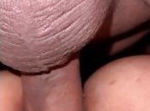 Pauline's pussy gets intense up close pussy fucking, cum inside, mo...