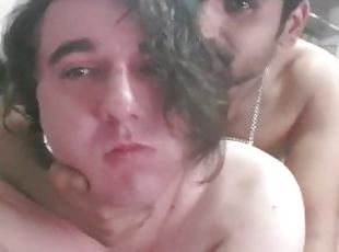 Spit / spitting / spat fetish kinky interracial Gay Porn superior B...