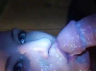 Messiest Facial With Cumshot All Over.