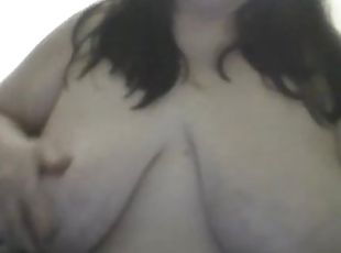 gros-nichons, amateur, maman, naturel, seins, solo