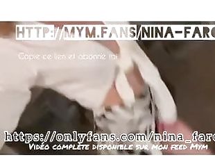 Amatrice française se fait baiser en trio FMM pendant une soirée li...