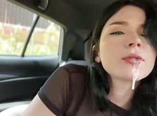 StepSis Paid with Deep Blowjob to He Drive Her Home, Part 2 (Sloppy...