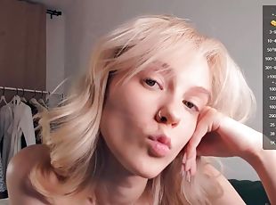 Blonde Teen Camgirl - Homemade solo