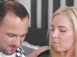Blonde Euro hotty gets rammed in the ass