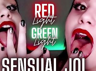 Sensual Red Light Green Light Jerk Off Instruction - FemDom POV, JO...