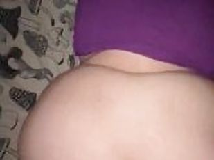 Pawg BBW with thick ass let’s her friend ram her pussy from behind before the movie
