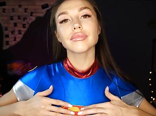 ASMR Superhero!  body tapping role play