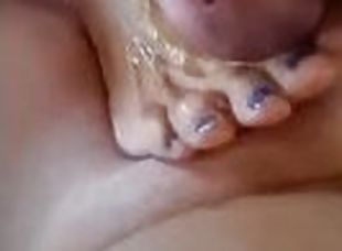 énorme, masturbation, amateur, mature, ejaculation-sur-le-corps, milf, maison, latina, branlette, couple