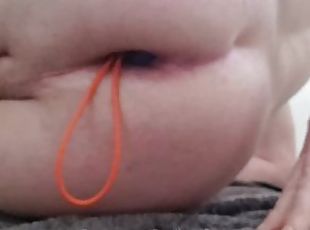 Anal egg 8cm wide insertion to make me gape open wide