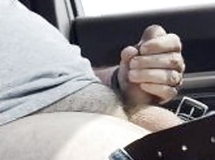 Almost caught masturbating in parking lot