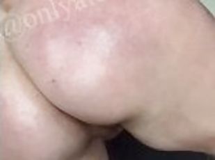 grosse, masturbation, orgasme, chatte-pussy, giclée, belle-femme-ronde, point-de-vue, assez, solo, blanc