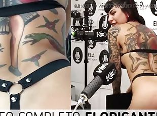 store-patter, legetøj, hardcore, bdsm, bondage, brunette, smæk, tatovering