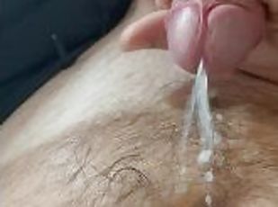 hårig, gigantisk, masturbation, amatör, cumshot, gigantisk-kuk, pov, sprut, blond, webbkamera