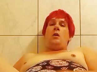 onani, transvestit, amatør, anal, legetøj, rødhåret, sperm, kær, dildo, solo