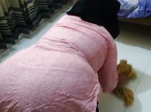 Arab Stepmom Gets Stuck Under Bed When Stepson Fucks Her Big Ass (T...