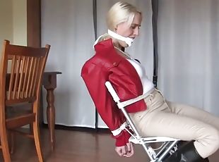 tissende, amatør, bdsm, blond, fetish, solo