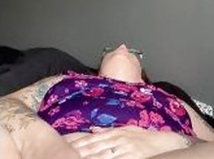 masturbation, chatte-pussy, milf, maman, massage, belle-femme-ronde, ejaculation, blanc, légume