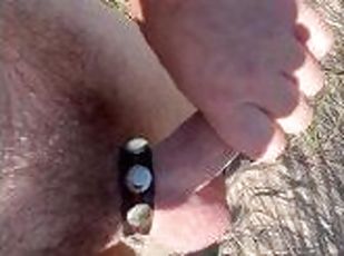 masturbation, nudiste, public, amateur, gay, branlette, plage, secousses, européenne, euro