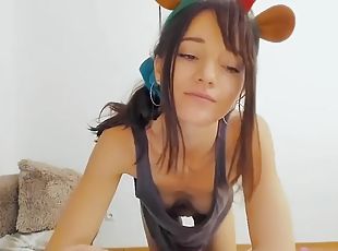 amador, adolescente, latina, puta-slut, divertida, sozinho