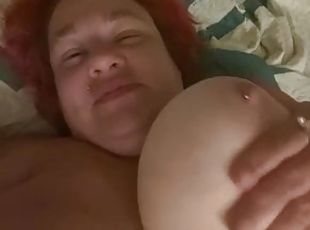 Announcement of big pierced boobs
