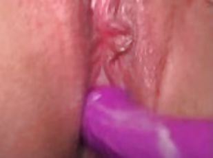 DIRTY TALK DILDO FUCK! EXTREMELY CREAMY PUSSY!