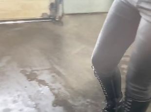 Boots crushing, stomping and walkover pineapple???? full video on J...