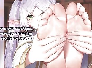 masturbation, pieds, secousses, anime, hentai, femme-dominatrice, en-nylon