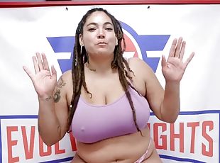 Fiesty Feminista Lesbian Sex Wrestling vs Betty Brickhouse Winner F...